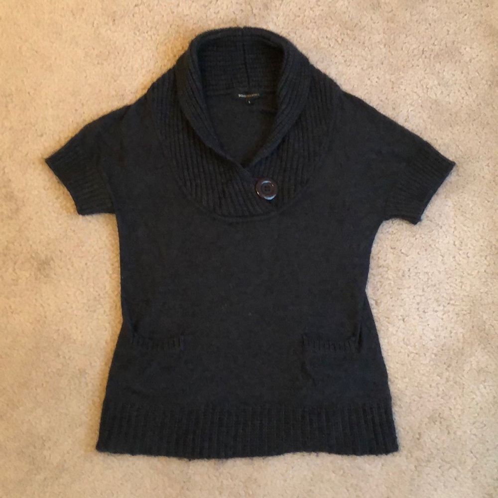Size large BCBG Max Azria dark gray sweater